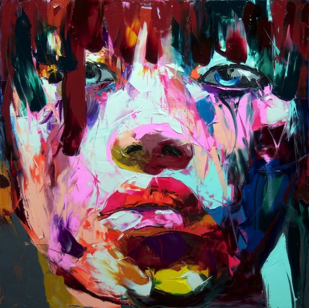 Francoise Nielly Portrait Palette Painting Expression Face047